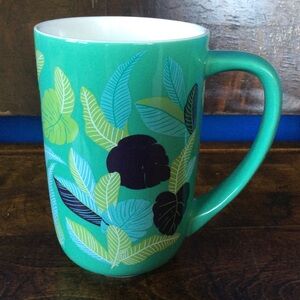 David's Tea Tea in the Valley Nordic Mug Chnages color Teal Floral